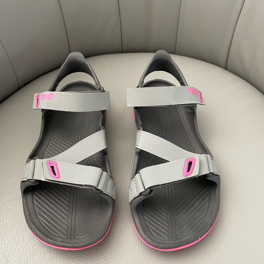 Teva Barracuda Sport Sandals Gray/Pink Size 7